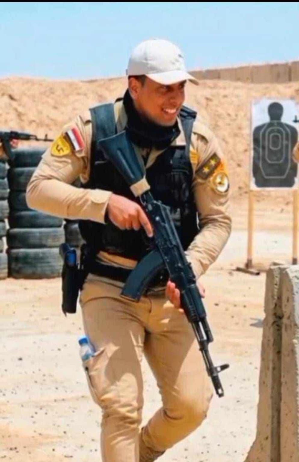 الشهيد محمود أحمد عبد الصبور سعد في ميدان رماية